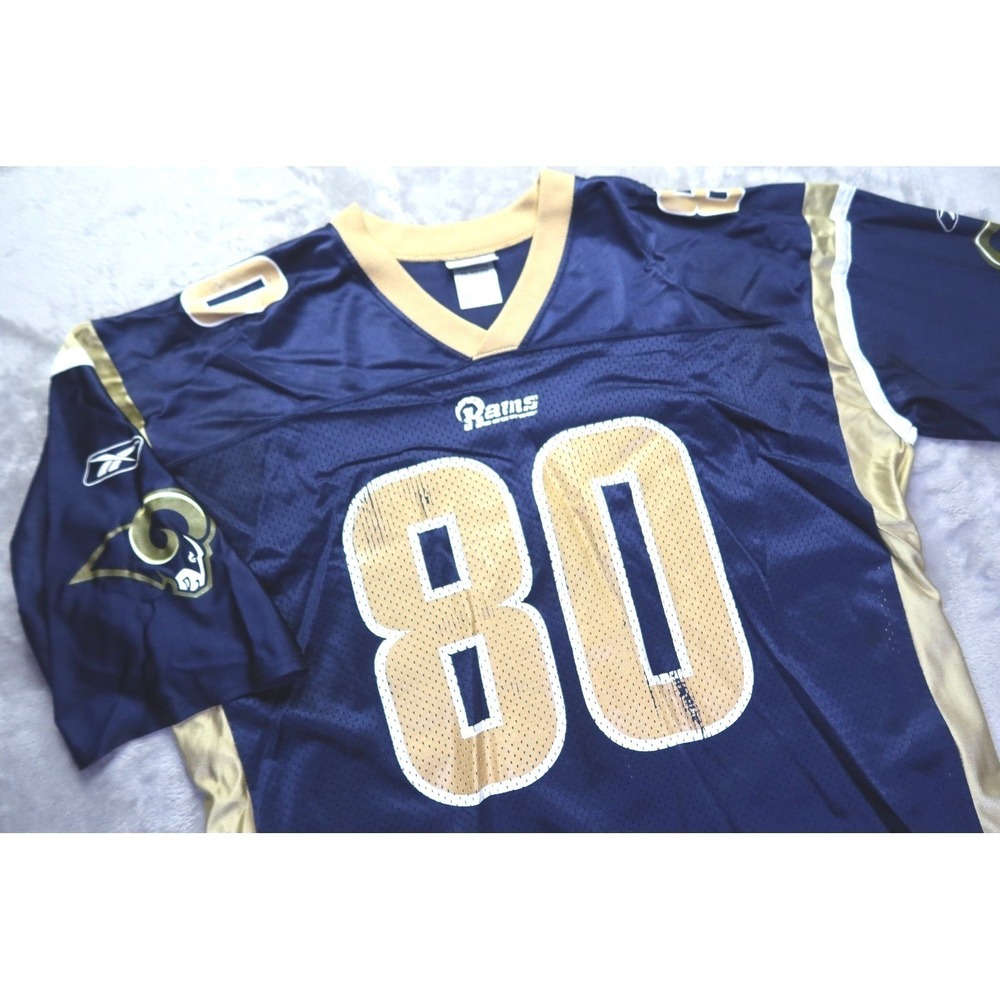 Los Angeles St. Louis Rams Isaac Bruce #80 NFL Football Jersey 2XL Hall Of Famer
